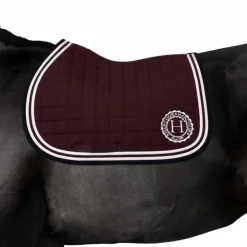 Harcour - Tapis de selle Soft aubergine Bordeaux Outlet