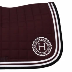 Harcour - Tapis de selle Soft aubergine Bordeaux Outlet