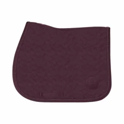 Harcour - Tapis de selle Saphir aubergine Bordeaux Hot