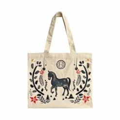 Hot Harcour - Totebag de noël Gwapa natural/ Bleu