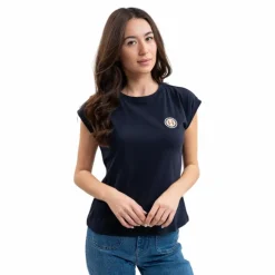 Harcour - T-shirt manches courtes femme Tchaka Marine