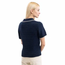 New Harcour - T-shirt manches courtes femme Pony Marine