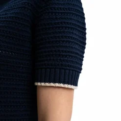 New Harcour - T-shirt manches courtes femme Pony Marine