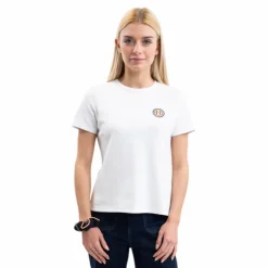 Harcour - T-shirt manches courtes femme Tchaka Blanc
