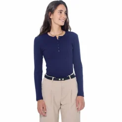 Online Harcour - T-shirt manches longues femme Pipalo Marine