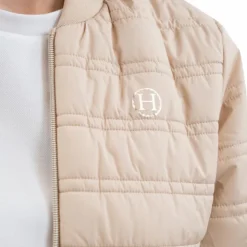 Harcour - Veste bombers femme Boecia lin Beige Best