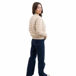 Harcour - Veste bombers femme Boecia lin Beige Best