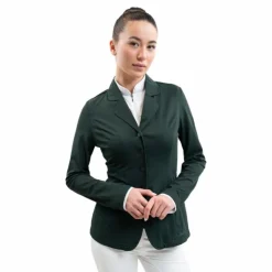 Harcour - Veste de concours femme Jade jungle Vert Hot