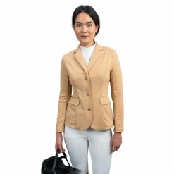 Harcour - Veste de concours femme Jismy sable Beige New