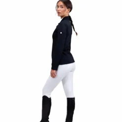 Harcour - Veste de concours femme Kanji compatible airbag Noir Hot