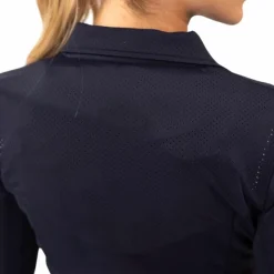 Harcour - Veste de concours femme Kanji compatible airbag Marine