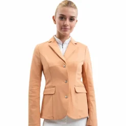 Harcour - Veste de concours femme Jismy abricot Orange Hot