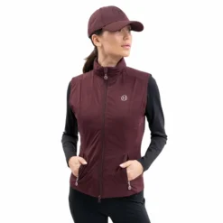 Online Harcour - Veste sans manches femme Balma aubergine Bordeaux