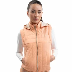 Harcour - Veste sans manches femme Berla abricot Orange Online