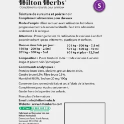 Hilton Herbs - Complément alimentaire Curcuma & poivre Discount