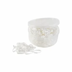 Sale Hippotonic - 1800 élastiques silicone Blanc