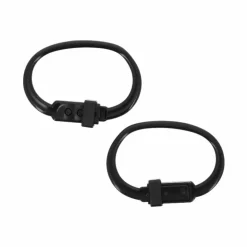 Hippotonic - Anneaux de sécurité (x2) Noir Clearance