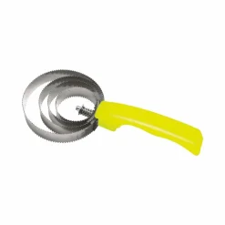 Hippotonic - Etrille américaine ronde fluo pailleté jaune Outlet