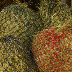 Hippotonic - Filet à foin zari et argent Marine