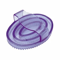 Hippotonic - Étrille ovale caoutchouc pailleté Violet Online