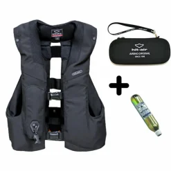 Hit Air - Pack Gilet airbag complet MLV3 + étui + cartouche Noir Sale