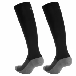 Hot Horse Pilot - Chaussettes d'équitation unisexe Aero Noir