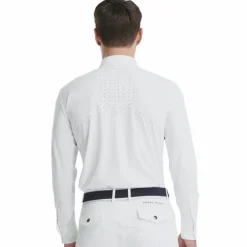 Horse Pilot - Chemise à manches longues homme Aerolight Blanc Discount