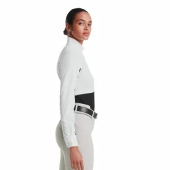 Horse Pilot - Chemise de concours manches longues femme Monica Noir