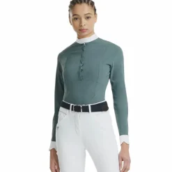 Horse Pilot - Chemise manches longues femme Aerolight ciel Bleu Hot