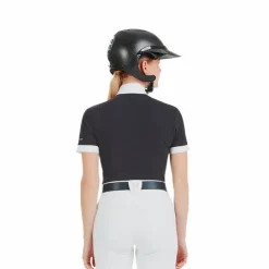 Horse Pilot - Chemise manches courtes femme Monica dark night Marine Hot