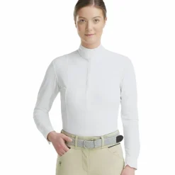 Horse Pilot - Chemise manches longues femme Monica Blanc Outlet