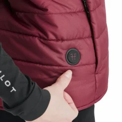 Horse Pilot - Doudoune sans manches femme E-Kelvin (sans batterie) Bordeaux Hot