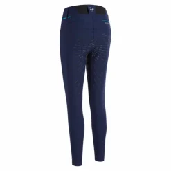 Horse Pilot - Pantalon d'équitation femme X-Grip Marine Hot