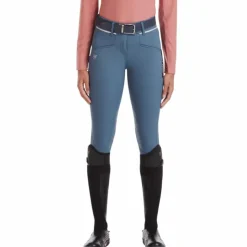 Best Horse Pilot - Pantalon d'équitation femme X-Balance vintage indigo Bleu