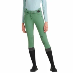 Online Horse Pilot - Pantalon d'équitation femme X-Design smooth green Vert