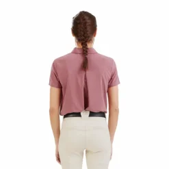 Horse Pilot - Polo manches courtes femme Ariia dark pink Rose
