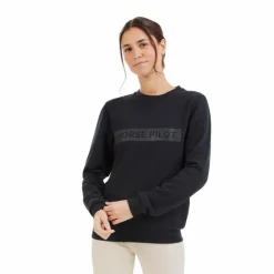 Horse Pilot - Pull femme Team blue graphite Bleu Discount