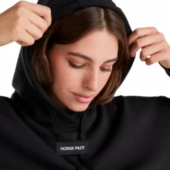 New Horse Pilot - Sweat à capuche femme Team Noir
