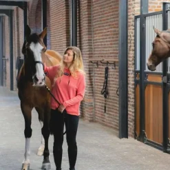 Sale Horse Pilot - Sweat à capuche femme Team coral Rose