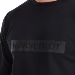 Horse Pilot - Sweat manches longues homme Team blue graphite Bleu