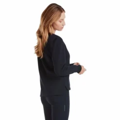 Horse Pilot - Sweat manches longues femme Merinos dark night Marine