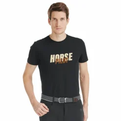 Horse Pilot - T-shirt manches courtes homme Team shirt black Noir Hot