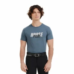 Horse Pilot - T-shirt manches courtes homme Team vintage indigo Bleu