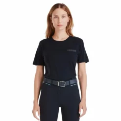 Horse Pilot - T-shirt manches courtes femme Merinos dark night Marine Hot