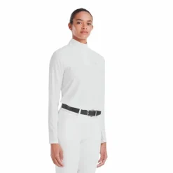 Horse Pilot - T-shirt manches longues femme Sunrise Blanc New