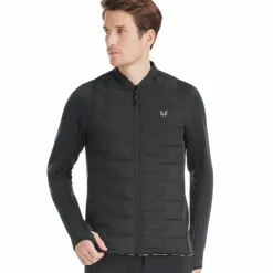 Best Horse Pilot - Veste à manches longues matelassée homme Storm Noir