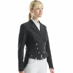 New Horse Pilot - Veste de concours de dressage courte femme Mini frac Noir