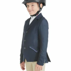 Online Horse Pilot - Veste de concours garçon Aeromesh Marine