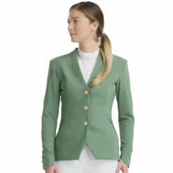 Clearance Horse Pilot - Veste de concours femme Aerotech 2.0 smooth green Vert