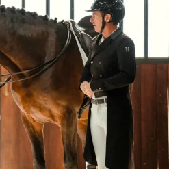 Horse Pilot - Veste de concours de dressage homme Long frac Noir